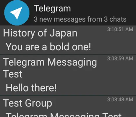 Telegram Widget android App screenshot 0