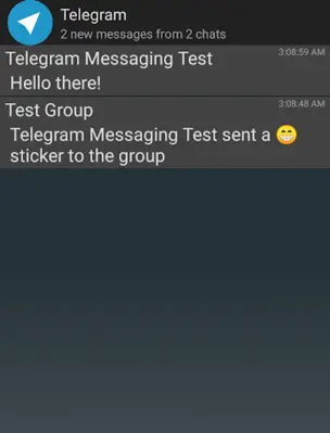 Telegram Widget android App screenshot 1